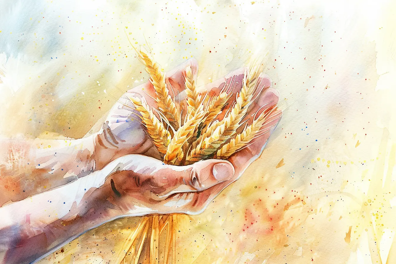 A new grain offering unto HaShem. (AI image: FFOZ)